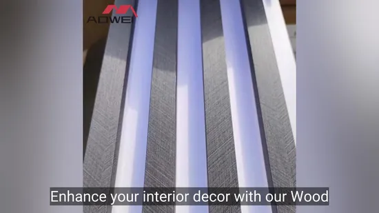 China Outdoor Indoor 1220X2440mm WPC Board for Construction Purposes