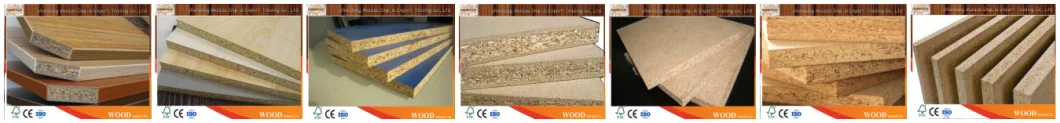 Melamine Laminated Particle Board for Panel Furniture/Plain Particle Board/Different Colors Chip Board