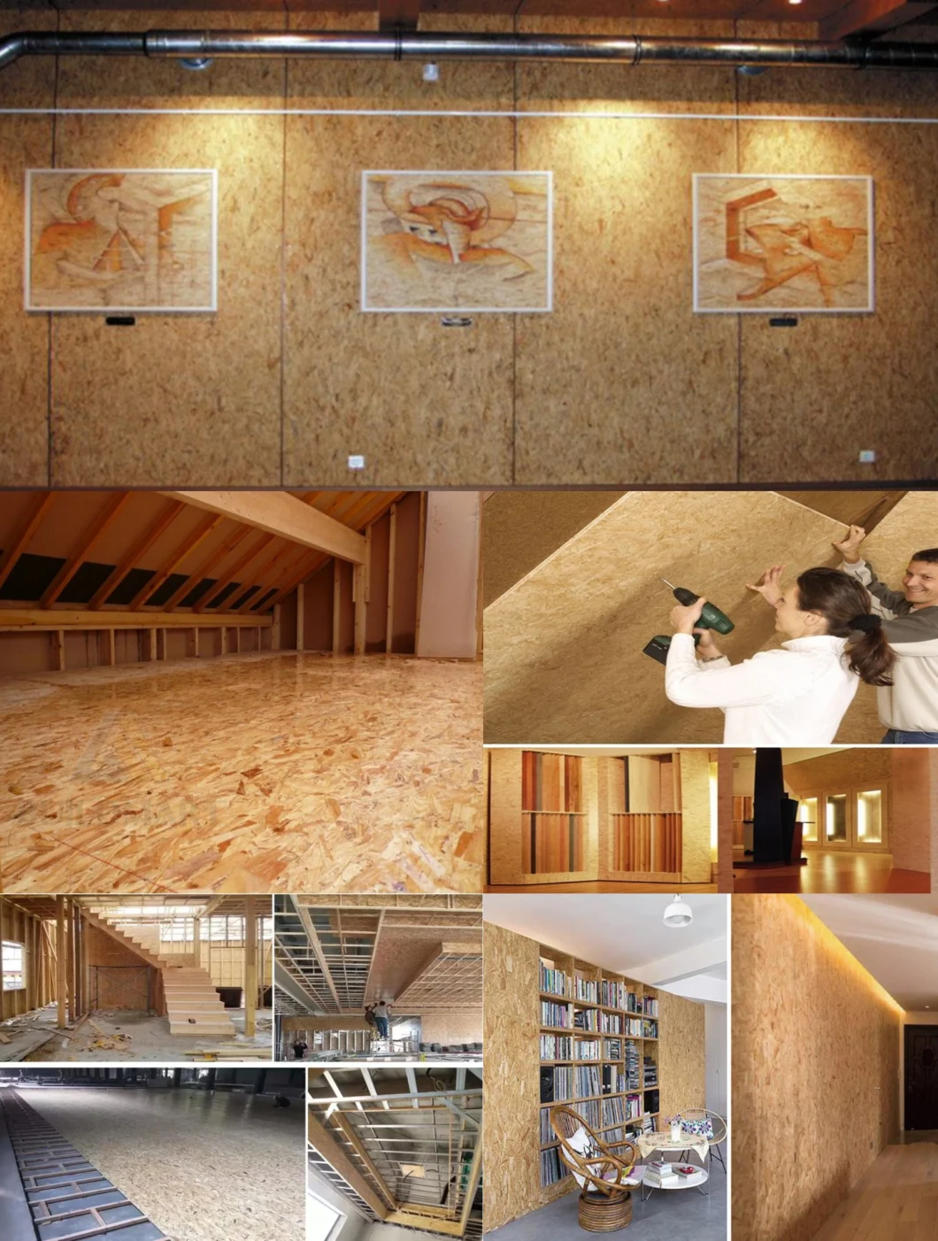 High Quality Custom OSB Oriented Strand Boards Waterproof OSB Board