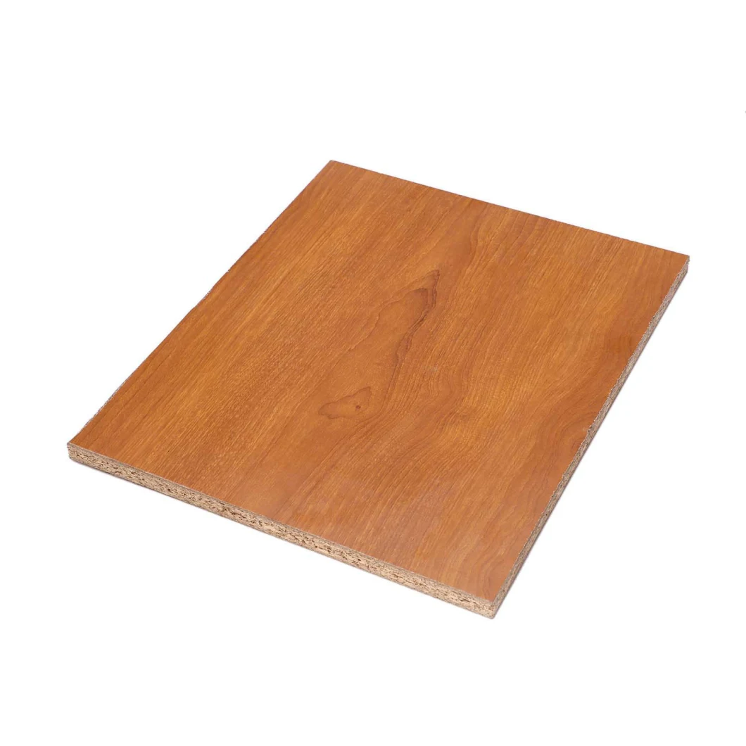 Melamine Laminated Particle Board for Panel Furniture/Plain Particle Board/Different Colors Chip Board