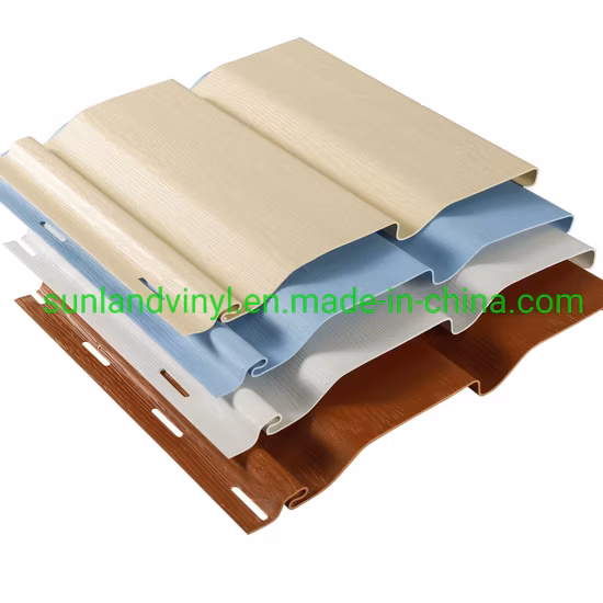 El panel de pared exterior del revestimiento del vinilo del material de la decoración de la prueba de agua de la protección ULTRAVIOLETA