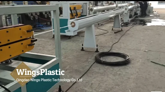 Plástico UPVC PVC PE HDPE PPR Extrusora Drenaje de agua Riego Conducto eléctrico Manguera Tubo Tubo corrugado Producción de extrusión